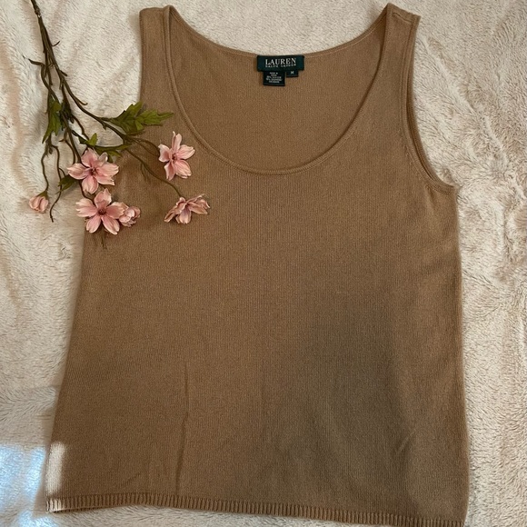 Ralph Lauren Tan Tank - Picture 1 of 2
